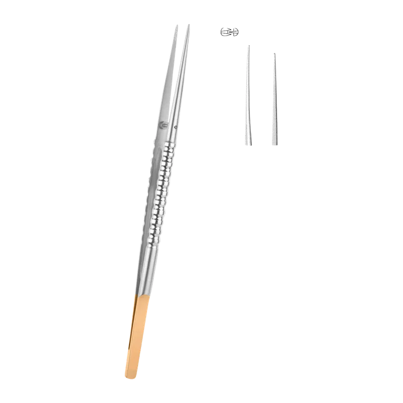 Diamond-Coated Tweezer 1:2 Straight 18cm - Equate Instruments