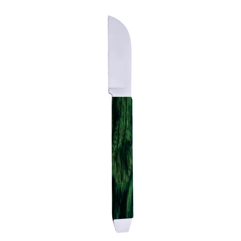 Gritmann Plaster Knife 16 cm - Green Wood-Textured Handle - Equate Instruments