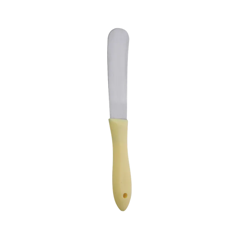 Spatula Flexible 19.5 cm with Yellow Plastic Handle - Equate Instruments