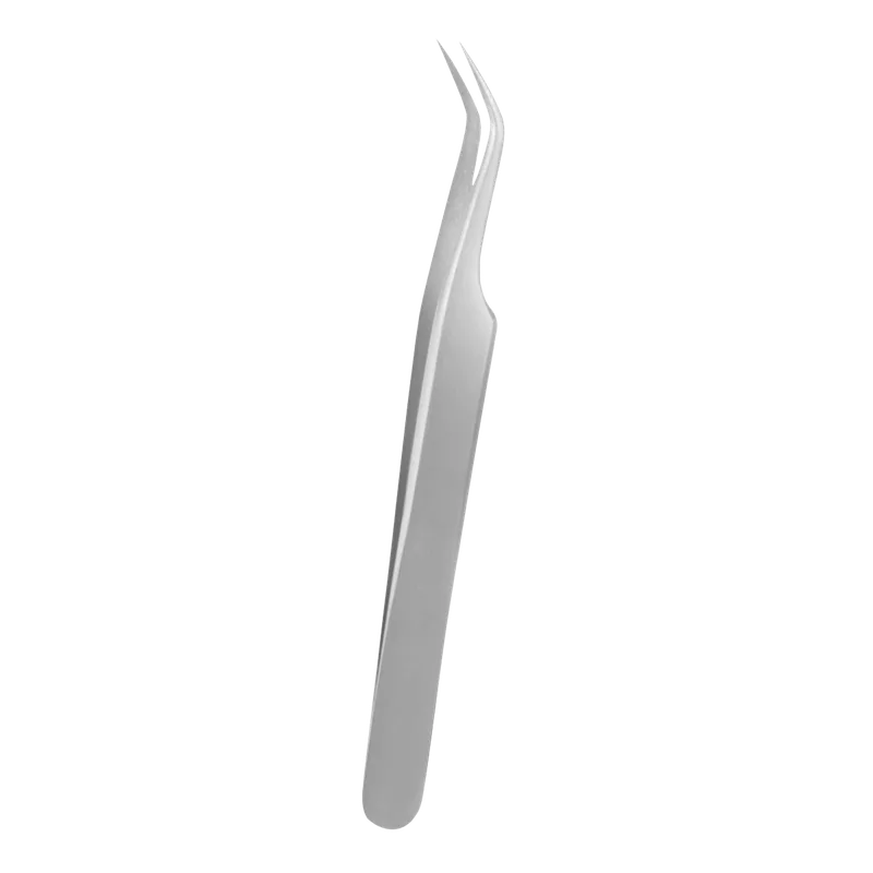 Surgical Tweezer Ultra Fine Tips Curved 12cm - Equate Instruments (image 1)