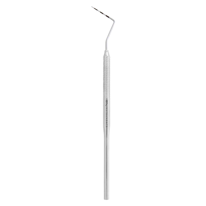 Color-Coded Periodontal Probe 2-2-2-2mm - Solid Handle 6mm - Equate Instruments