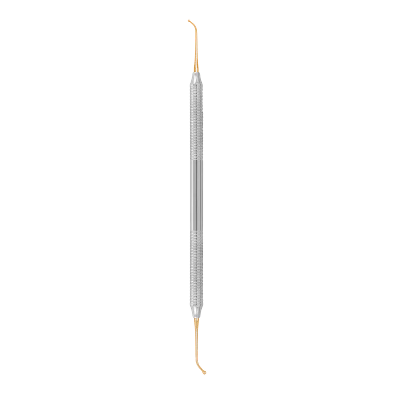 Titanium Ball Burnisher 2.0/2.5 mm - Gold-Coated Tips, Solid Handle - Equate Instruments