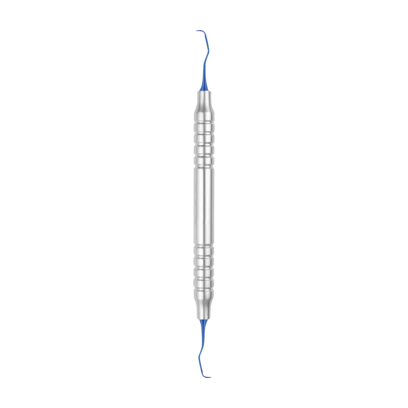 Gracey Curette 1-2 Blue Titanium-Coated - 175mm Hollow Handle - Equate Instruments