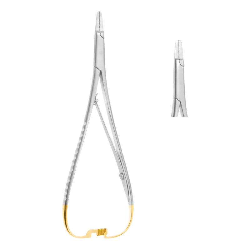 Mathieu Ryder-Type Needle Holder 17 cm - Spring-Action Ratchet - Equate Instruments