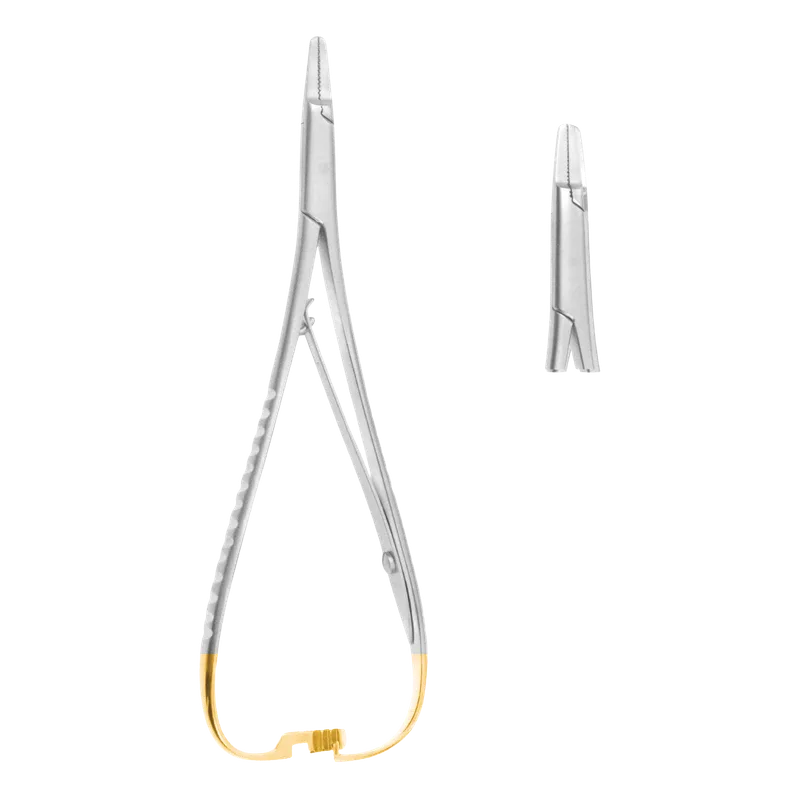 Mathieu Ryder-Type Needle Holder 14 cm - Spring-Action Ratchet - Equate Instruments