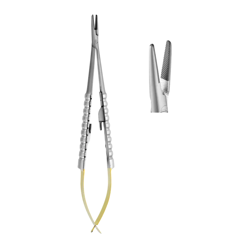 Castroviejo Needle Holder Straight 18cm TC - Equate Instruments