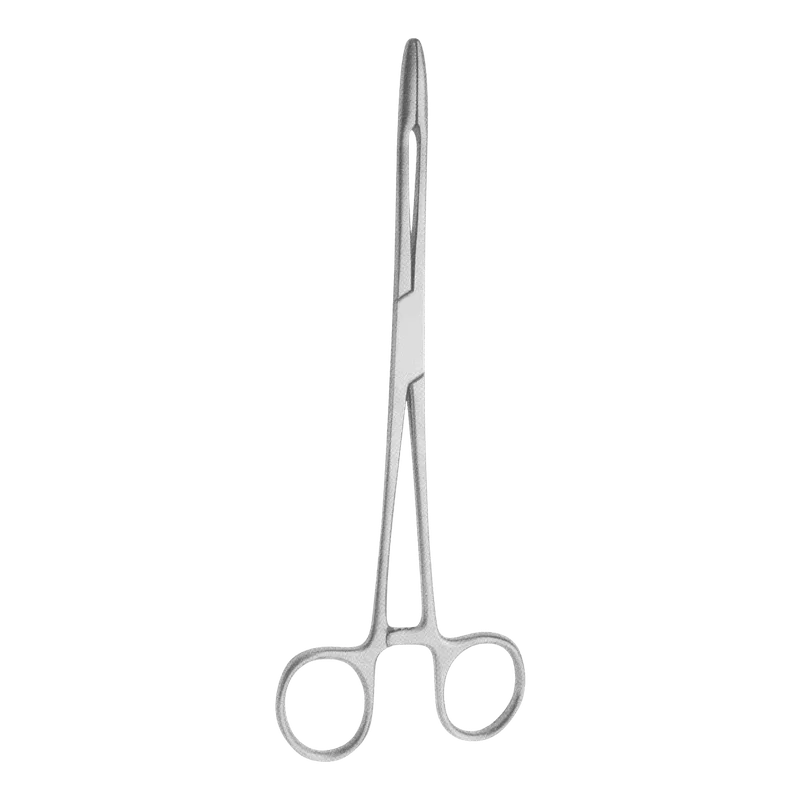 Gross-Maier Dressing Forceps Curved 25 cm - Eyed Tips - Equate Instruments