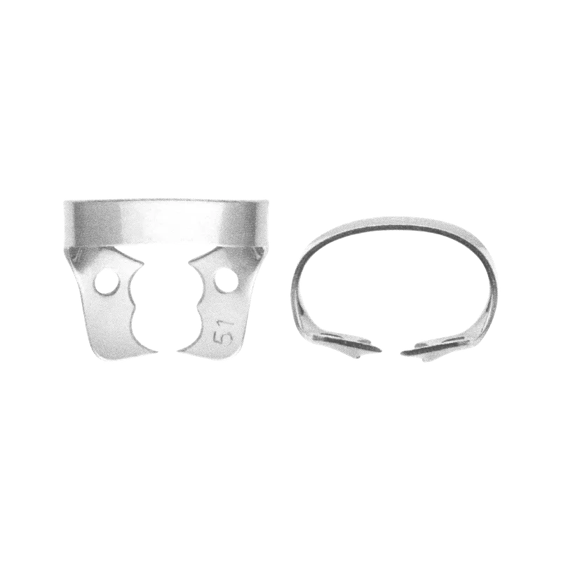 Fig.51 Rubber Dam Clamp with Flat Triple Jaws for Molars - Equate Instruments