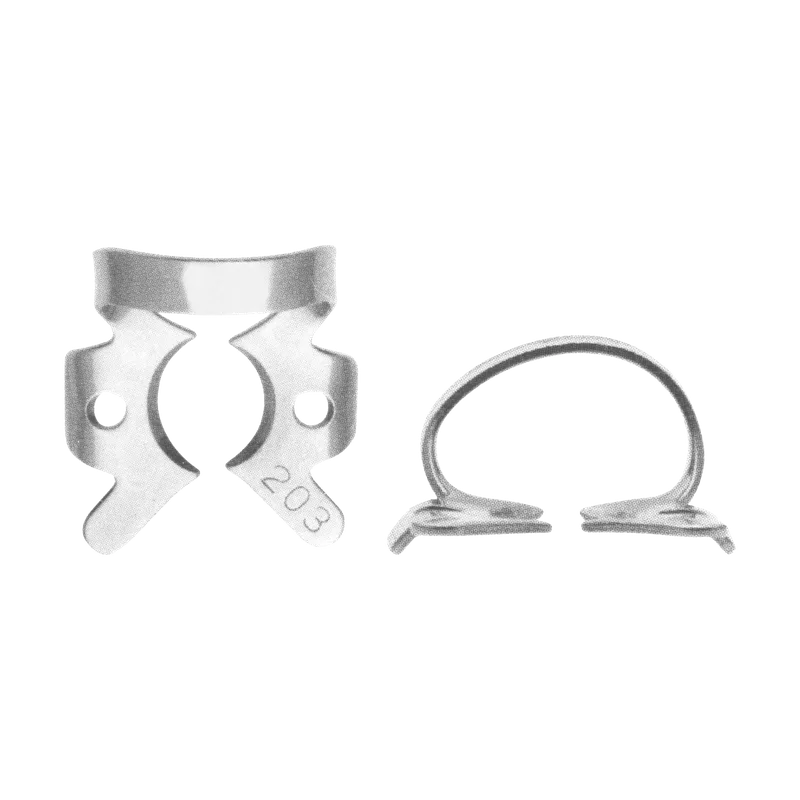 Fig.203 Rubber Dam Clamp with Small Jaws for Lower Right Molars - Equate Instruments