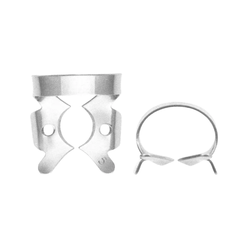 Fig.5 Rubber Dam Clamp with Gum-Contoured Jaws for Large Upper Molars - Equate Instruments