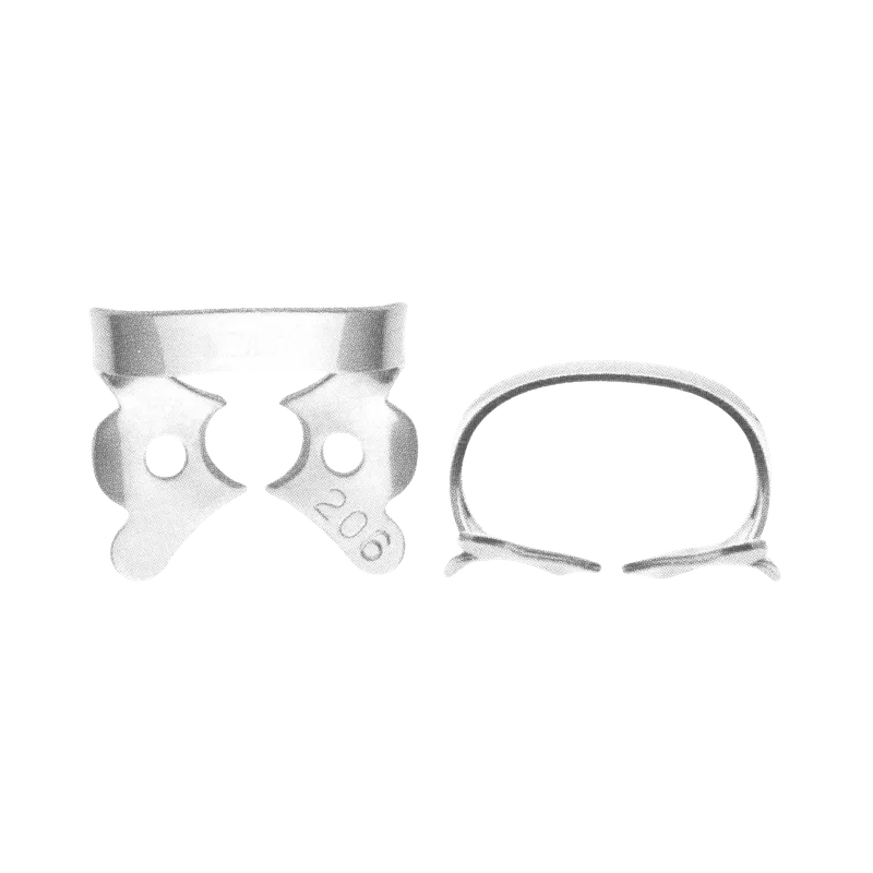 Fig.206 Rubber Dam Clamp with Festooned Jaws for Premolars - Equate Instruments