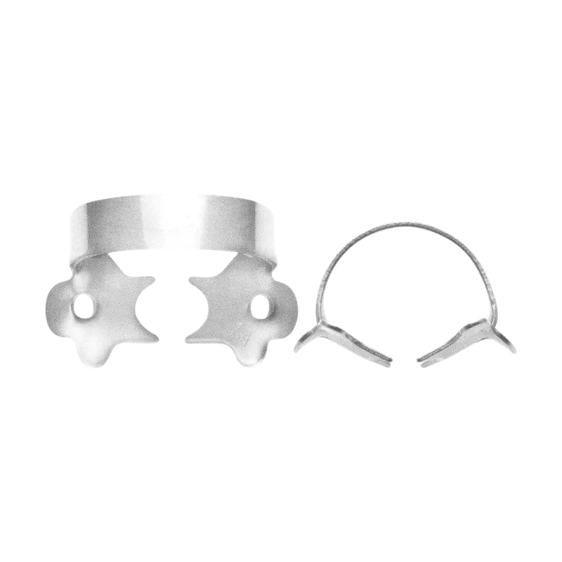 Fig.1A Rubber Dam Clamp with Deeply Festooned Jaws for Premolar Roots - Equate Instruments