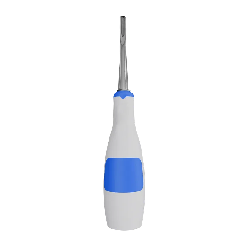Curved Luxating Elevator - 5 mm, Blue Silicone Handle - Equate Instruments
