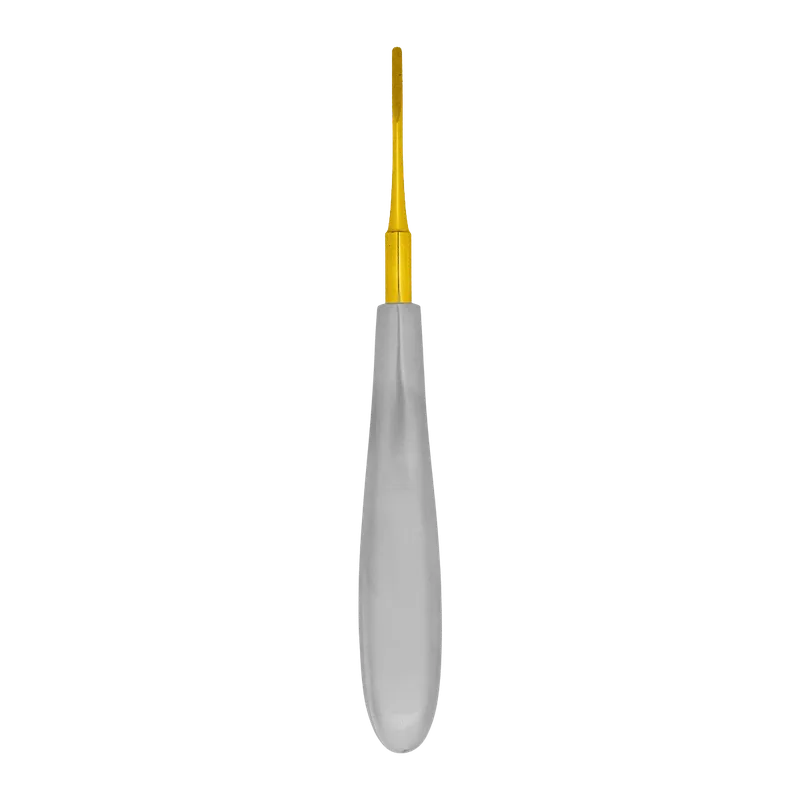 Warwick-James Straight Root Tip Elevator 3mm - Gold Tip - Equate Instruments