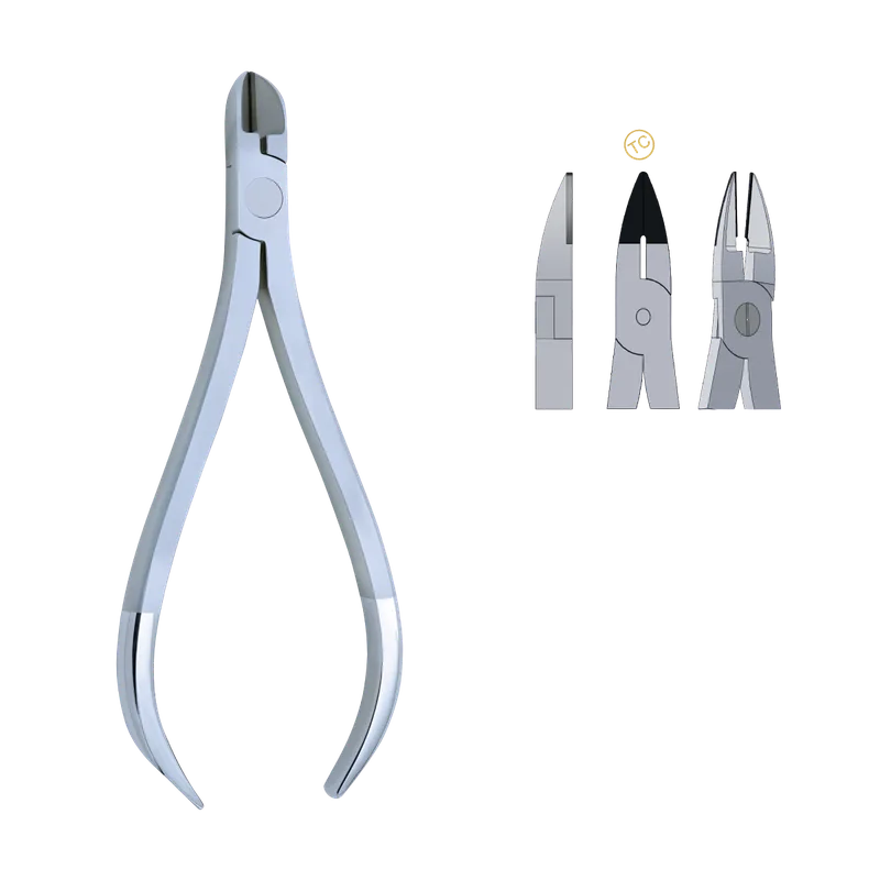 Pin and Ligature Cutter Fine Point with TC Inserts - 0.30 mm (.012 in) Wire - Equate Instruments