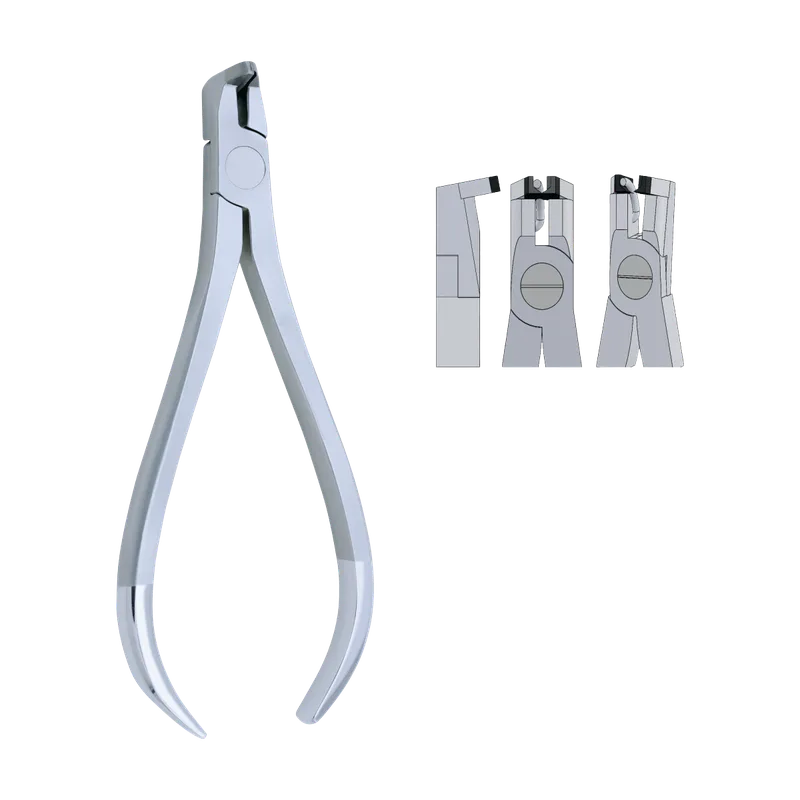 Flush Cut Distal End Cutter with Hold, TC .022″ x .028″ - Equate Instruments