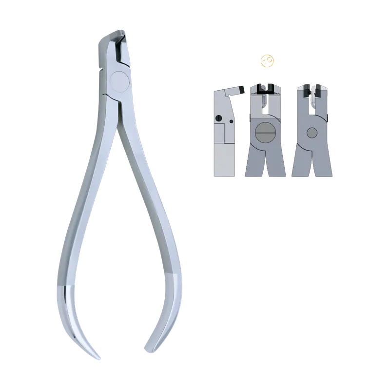 Flush Cut Distal End Cutter with Hold, TC .022″ x .028″ - Equate Instruments