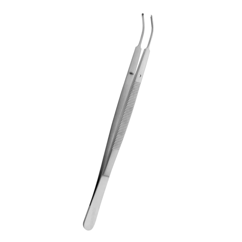 Gerald Tissue Forceps Curved 1x2 Teeth 18 cm - Equate Instruments