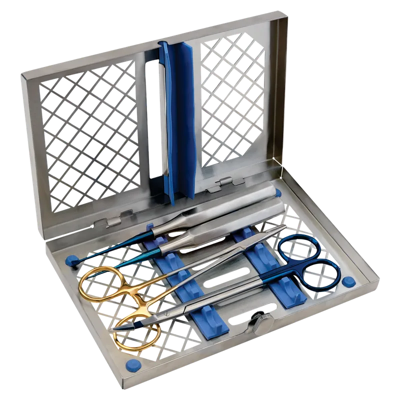 Oral Surgery Instrument Set of 4 with Cassette - Equate Instruments