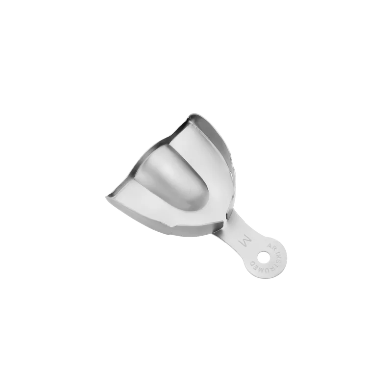 Solid Upper Impression Tray Fig. 1 Small - Polished - Equate Instruments