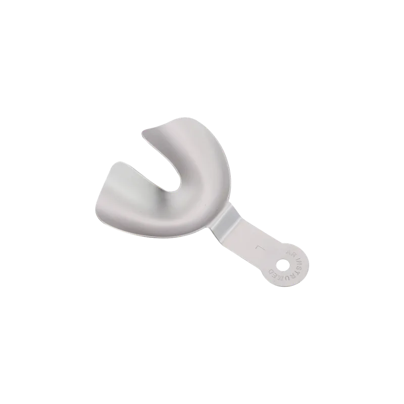Solid Lower Impression Tray Fig. 1 Small - Matte - Equate Instruments