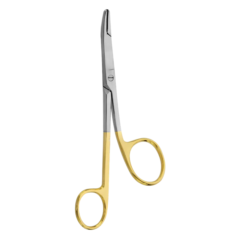 Gillies Needle Holder with Suture Scissors 16 cm TC Gold - Equate Instruments