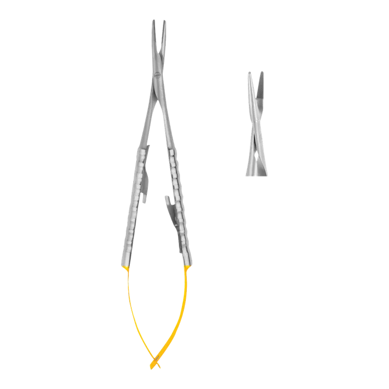 Micro Castroviejo Needle Holder Straight 14 cm (TC) - Equate Instruments