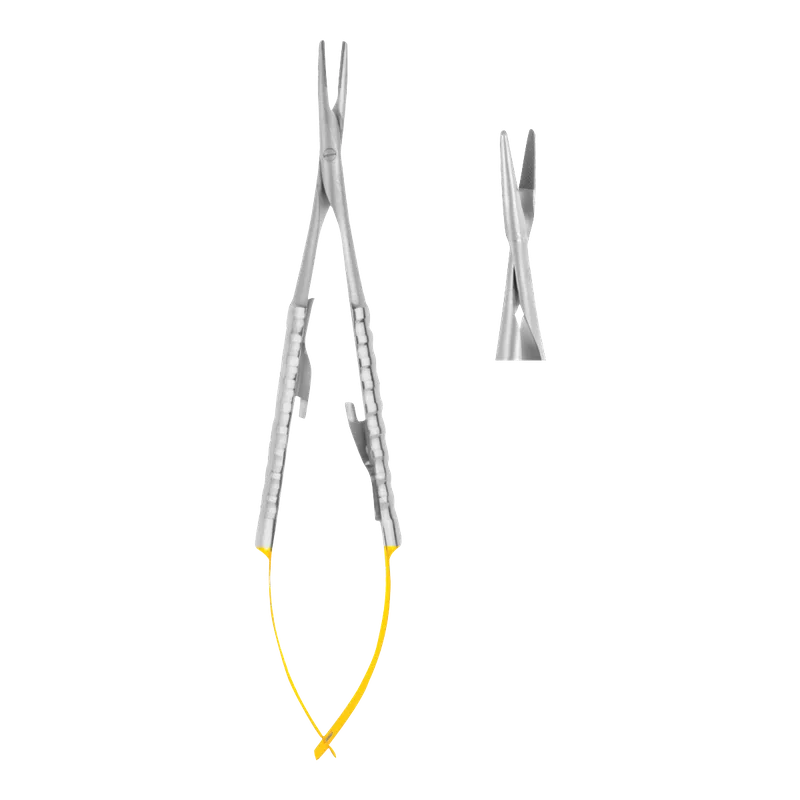 Micro Castroviejo Needle Holder Straight 18 cm (TC) - Equate Instruments
