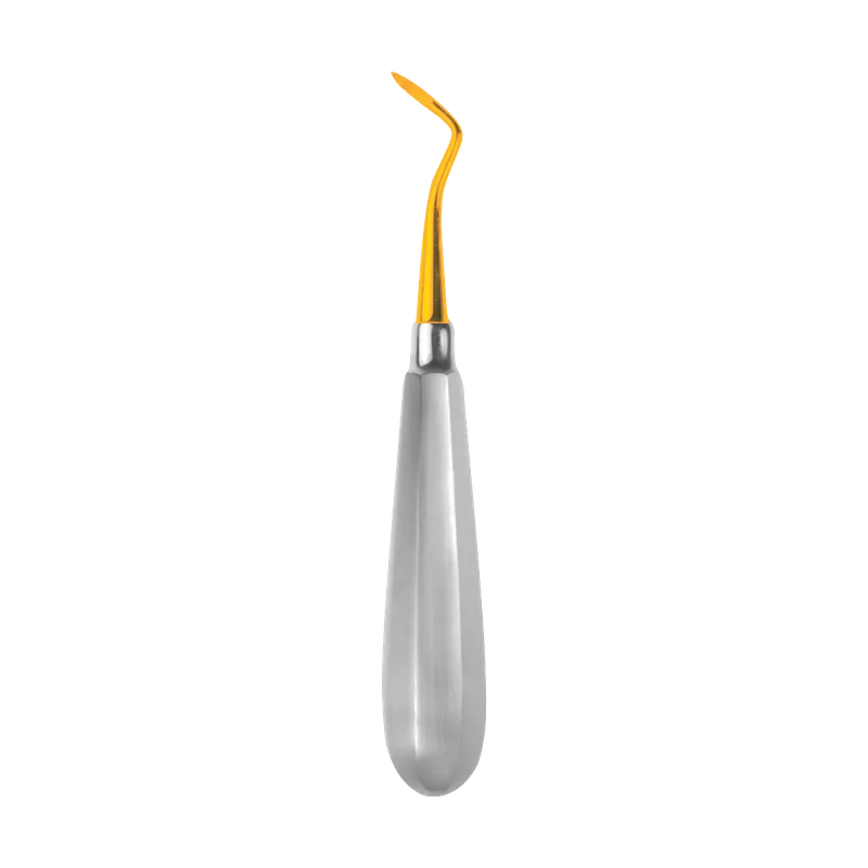 Heidbrink Root Elevator 3mm 15cm Angled Gold - Equate Instruments