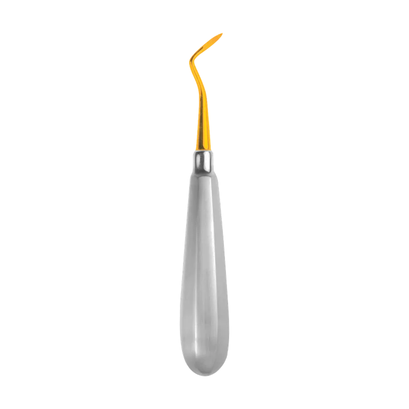 Heidbrink Root Elevator 3mm 15cm Angled Gold - Equate Instruments