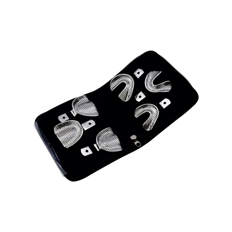 Rimlock Perforated Impression Tray Set - 6 Piece (S/M/L Upper & Lower) - Equate Instruments