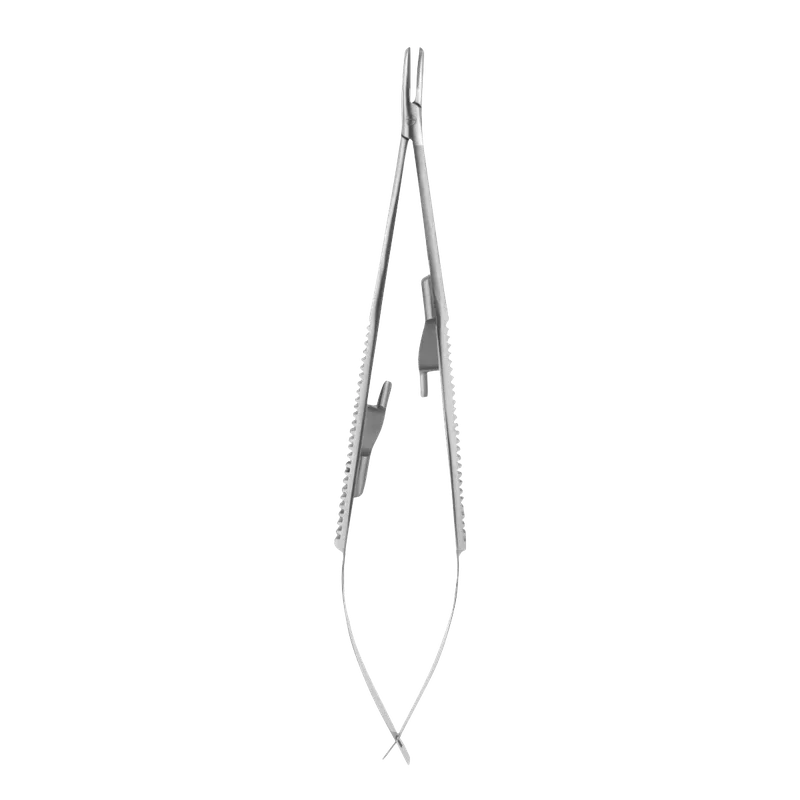 Castroviejo Needle Holder Straight 18 cm for 5-0 to 7-0 Sutures - Equate Instruments