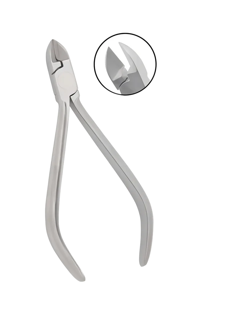 Micro Ligature & Pin Cutters 15 Degree Angled 11.5cm - Equate Instruments (image 1)