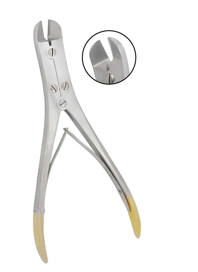 Heavy Duty Hard Wire Cutter 9 inch with Multi-Action Mechanism and TC Tips - Equate Instruments