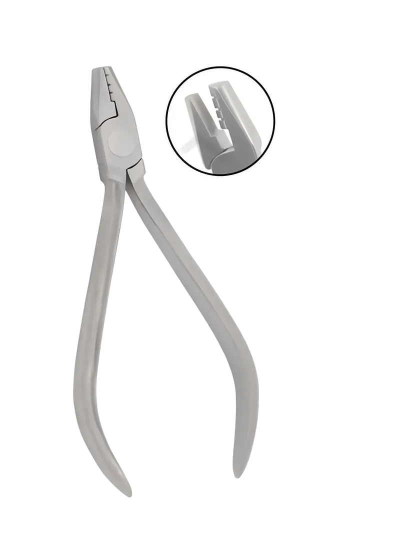 Hollow Chop Arch Forming Pliers with 3 Grooves - 12 cm - Equate Instruments