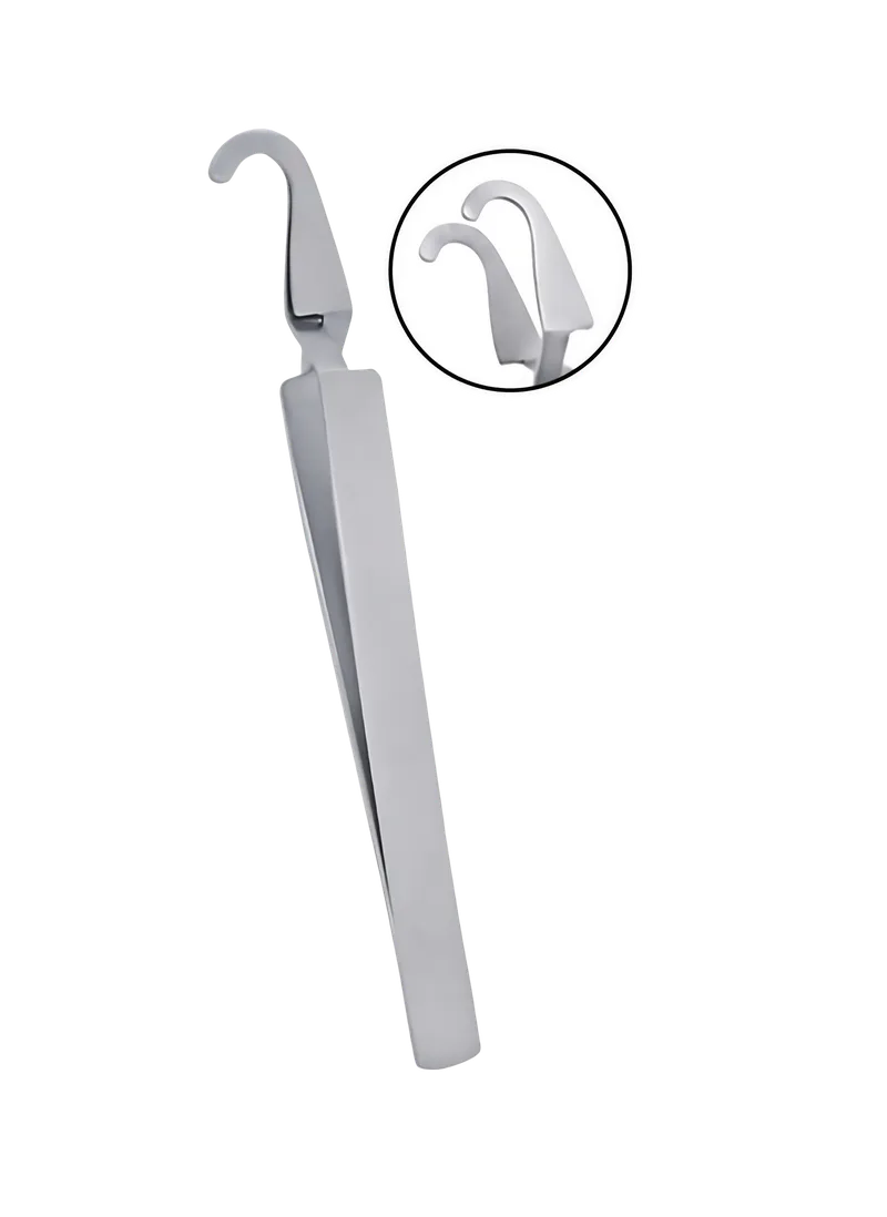 Lingual Bracket Holding Tweezers 14 cm, Cross-Action - Equate Instruments