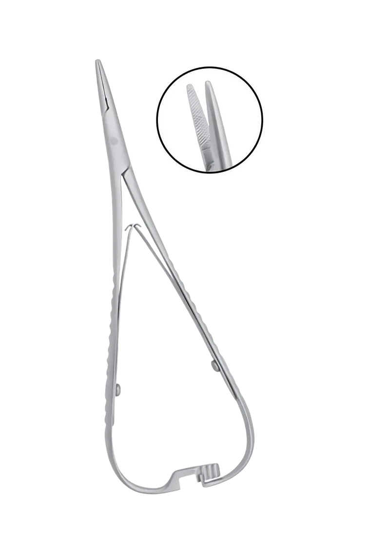 Mathieu Needle Holder 14 cm, Offset Double-Action Light Pattern - Equate Instruments