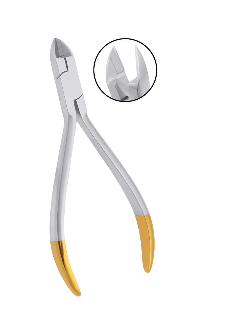 Ligature and Pin Cutter 12 cm, Gold-Plated Handles - Equate Instruments