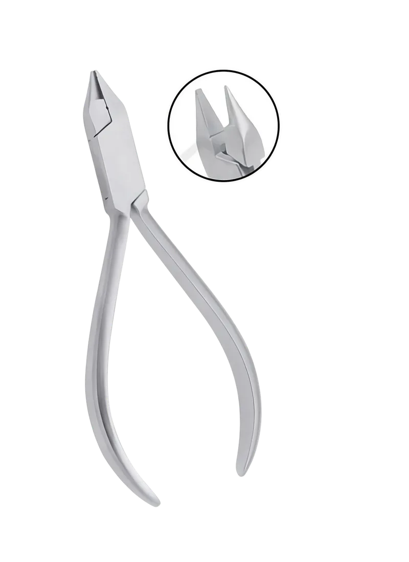Light Wire Bending Pliers with Grooved Tips 12.5 cm - Equate Instruments