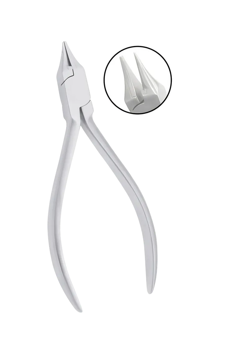 Light Wire Bending Pliers with Slim Sloped Beak 12.5 cm - Equate Instruments